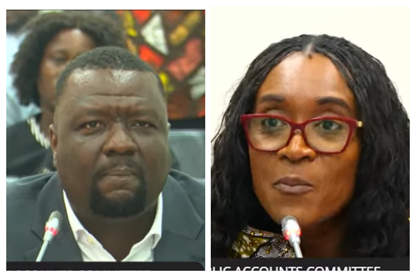 βWhat are you telling me?β β Watch as Abena Osei Asare loses cool on DVLA boss at PAC sitting