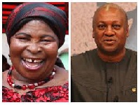 Mrs. Akua Donko and President John Mahama