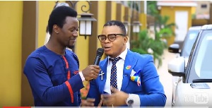 Bishop Daniel Obinim  (Right)