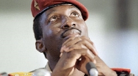 Thomas Sankara photographed a year before his death in 1986. Photograph: Dominique Faget/AFP/Getty