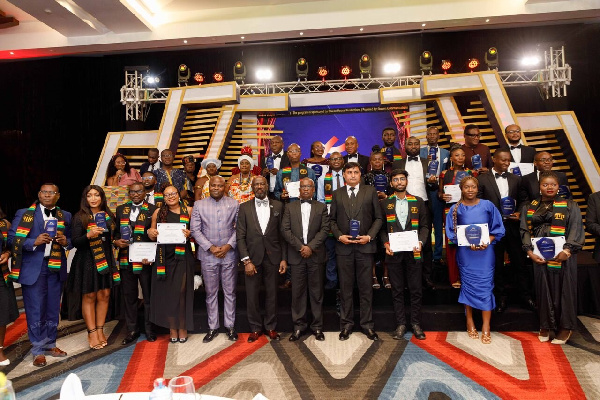 Group picture of the award receipients