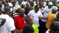 Former President John Dramani Mahama and executives of the NDC led the Unity Walk in Tamale.