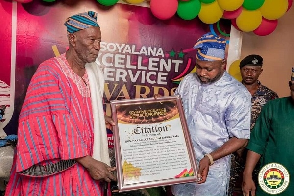 Some of the awardees received motorcycles, TVs, and fridges