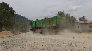 A file photo of a bad road