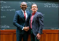 The founder, Tony O. Elumelu and Professor Paul Gompers