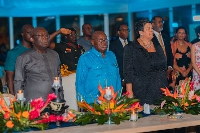 Akufo-Addo with some dignitaries at the event