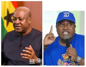 John Mahama and Nana B