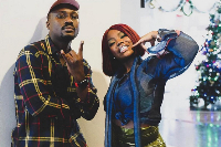 Gyakie (R) with her manager Electro Mirror