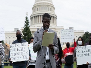 Members of the Concerned Ghanaians Group, USA