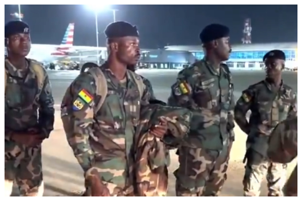 Ghana has deployed troops to Jamaica to help hurricane hit victims