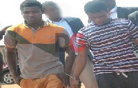 The two suspects involved in JB Danquah's murder