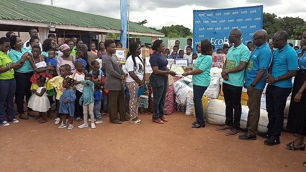 Donation made by Ecobank Ghana to some facilities in Ghana