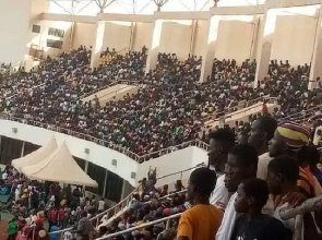 The Aliu Mahama Stadium was filled to capacity