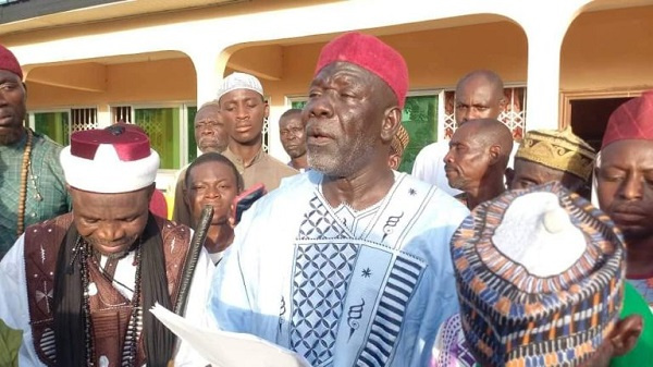 A petition made to the Overlord of Gonjaland to make Sheikh Kassim Abdulai the Chief Imam