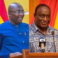 Vice President Dr Mahamudu Bawumia (L), Former Trade and Industry, Alan Kyerematen