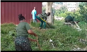 The exercise involved sweeping of streets, clearing of refuse dumps and weeding of public spaces