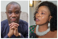 Felic Kwakye Ofosu and Janet Nabla