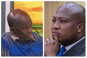 Ato Cudjoe [L] and Ablakwa