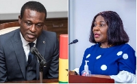 Special Prosecutor, Kissi Agyebeng and Minister of Sanitation and Water Resources, Cecilia Dapaah