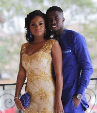 Chantelle Asante and her husband