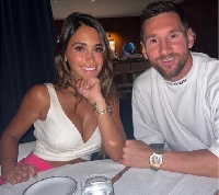 Lionel Messi and his wife, Antonella Roccuzzo