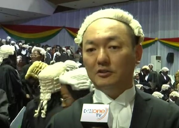 Paul Chen during the ceremony