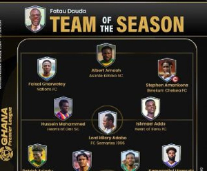 Kotoko and Accra Hearts of Oak players featured in the GPL Team of the Season