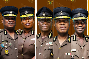 A collage of the six newly promoted Directors of Prisons