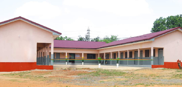 The project features a six-unit classroom block with a fully furnished ICT center