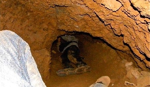 Man found in galamsey pit