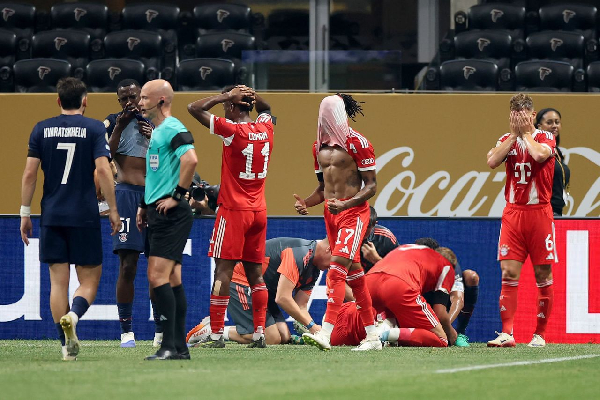 Some Bayern players were left shocked after the injury