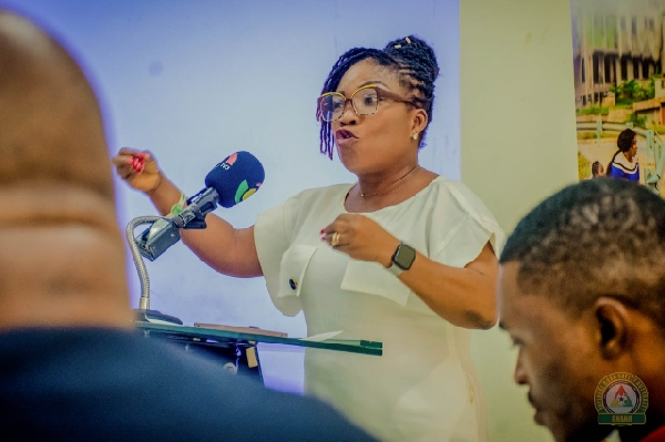 Public Relations Officer (PRO) of the National Road Safety Authority (NRSA), Pearl Adusu Sateckla