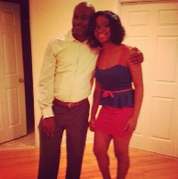 Father and daughter; Kennedy and Amanda Agyapong