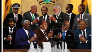 File photo of past Ghanaian leaders