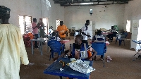 A voting centre in the North East Region