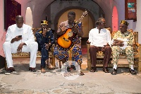 Kumi Guitar with legendary musicians Zapp Mallet, Pat Thomas, Charles Amoah and Nana Ampadu