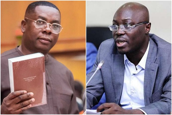 Tano North MP Dr Gideon Boako and Minister of Finance-designate Dr Cassiel Ato Forson