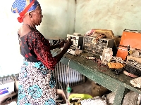 Salamatu is among the elderly women who were trained at Barefoot College