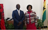 Ambassador Edward Boateng with Foreign Affairs Minister