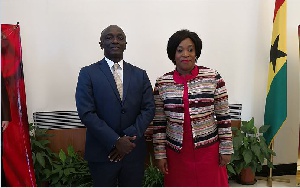 Ambassador Edward Boateng with Foreign Affairs Minister