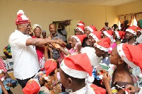 Mahama celebrates Christmas in Bole
