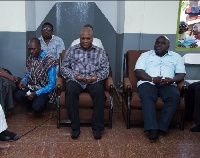 Mahama paid a visit to the family of the late Alhaji Suleiman Brimah at his Odorkor residence