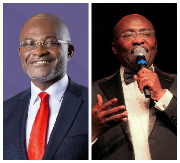Dr. Mahamudu Bawumia, Vice President and Kennedy Agyapong, Assin Central MP