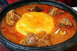 The deceased woman, identified only as Taanii, was known in Mpraeso for selling fufu