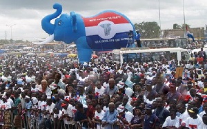 Supporters of the National Patriotic Party (NPP)