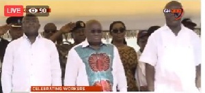 President Nana Addo Dankwa Akufo-Addo in Kumasi to mark May Day
