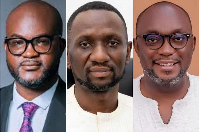 L-R:Gunu claims NIB retrieved scholarship documents at the home of Nkansah, signed by Dr Agyeman