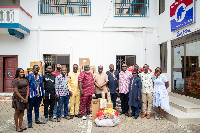 The former Energy Minister also visited the party’s office in the Nima-Ayawaso East
