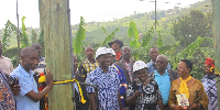 Ministry of Energy Commissioner for Rural Electricity Abdon Atwiine, launch new power lines