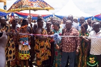 The commissioning of the classroom block for the people of Betinko